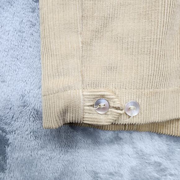 Vintage 60s Brad Whitney Jacket Mens M Tan Corduroy Zip Front Pockets Rockabilly - Picture 4 of 11